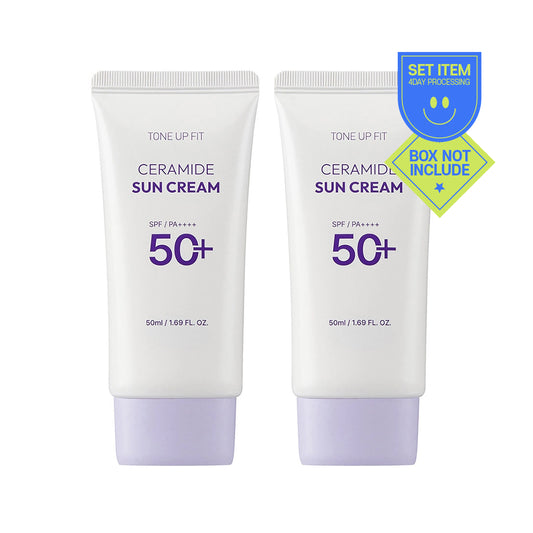 [CHARMZONE] Tone Up Fit Ceramide Sun Cream (SPF50+ PA++++) - 1pack(50ml x 2ea)