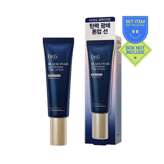 [Dr.G] Black Snail Glutathione Tone Up Sun (SPF50+ PA++++) - 1pack(50ml x 2ea)