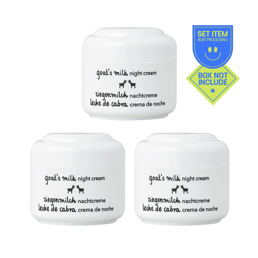 [ZIAJA] Goat's Milk Night Cream - 1pack(50ml x 3ea)