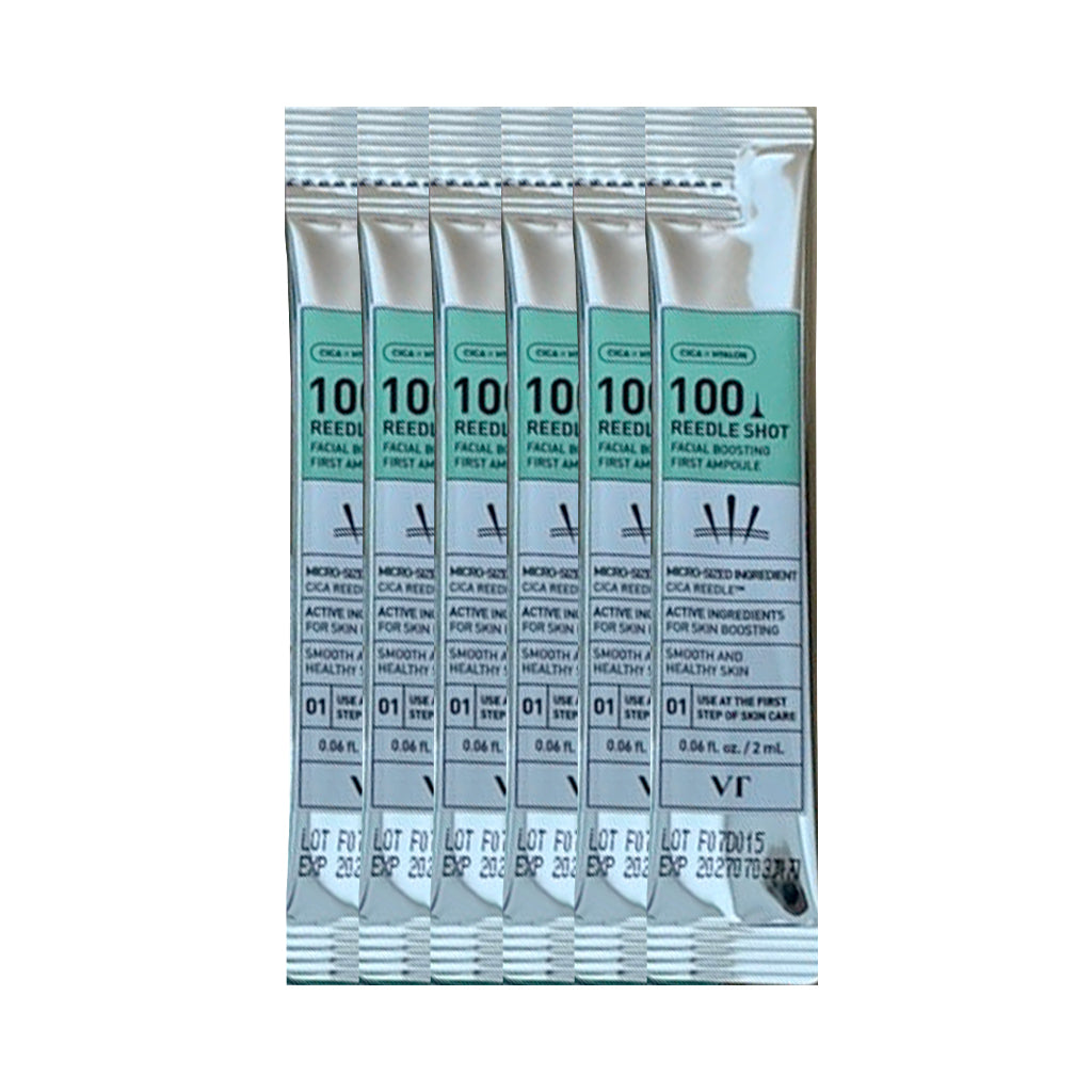 [DAISO] VT Reedle Shot 100 Facial Boosting First Ampoule - 1pack (2mlx6ea)