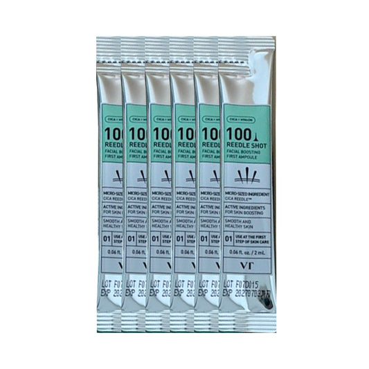 [DAISO] VT Reedle Shot 100 Facial Boosting First Ampoule - 1pack (2mlx6ea)