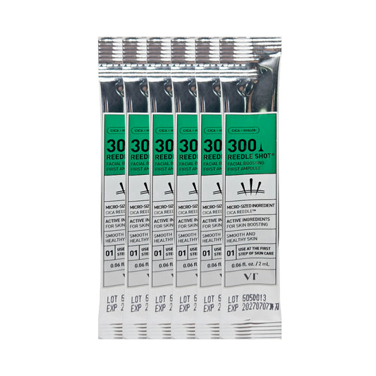 [DAISO] VT Reedle Shot 300 Facial Boosting First Ampoule - 1pack (2mlx6ea)