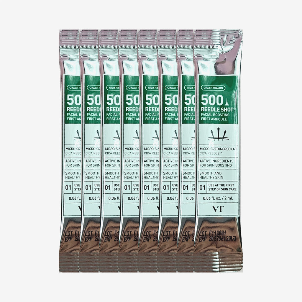 [DAISO] VT Reedle Shot 500 Facial Boosting First Ampoule - 1pack (2mlx8ea)