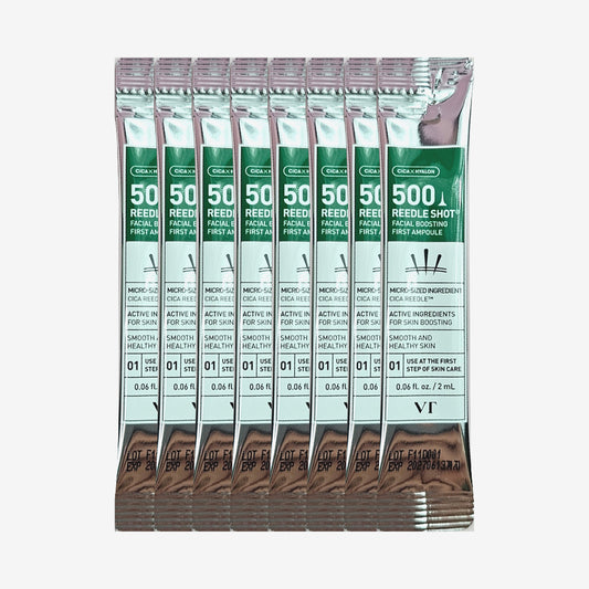 [DAISO] VT Reedle Shot 500 Facial Boosting First Ampoule - 1pack (2mlx8ea)