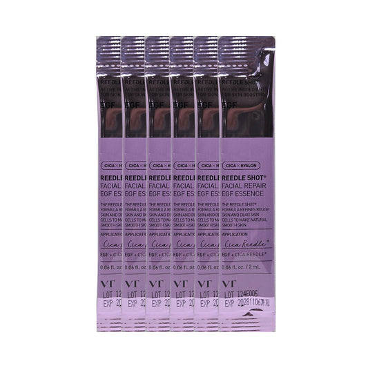 [DAISO] VT Reedle Shot Facial Repair EGF Essence - 1pack (2mlx6ea)