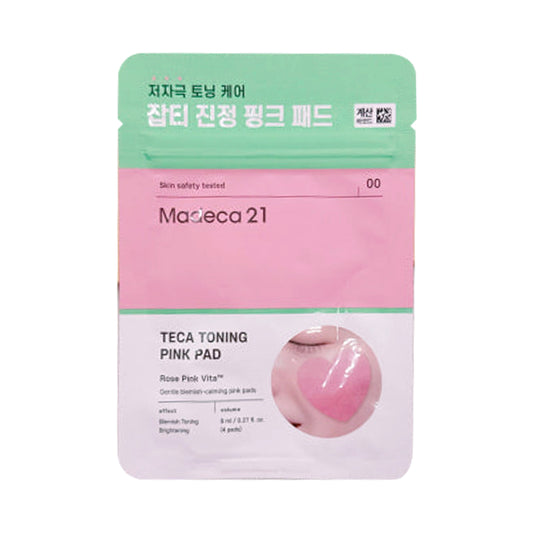 [DAISO] Madeca21 Teca Toning Pink Pad - 1pack (4ea)