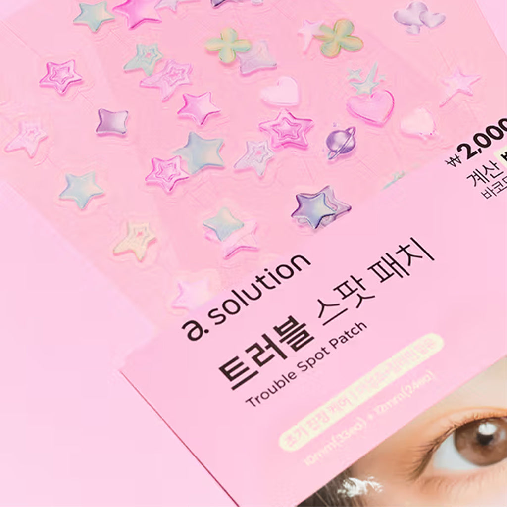 [DAISO] ASOLUTION Trouble Spot Patch - 1pack (10mm(33ea)x12mm(24ea))