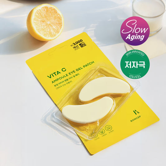 [DAISO] BONCEPT Vita C Ampoule Eye Gel Patch - 1pack (12ea)