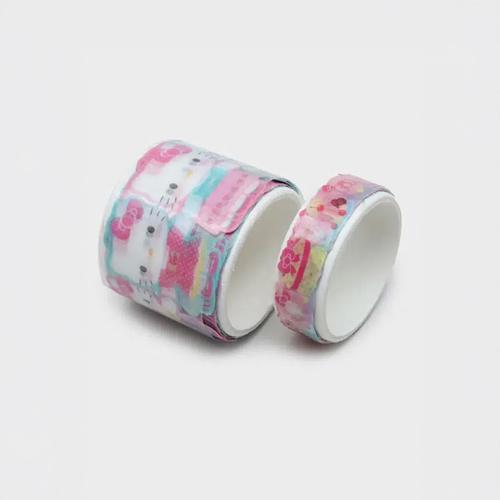 [DAISO] Hello Kitty Roll Sticker Masking Tape (200 Sheets) - 1ea