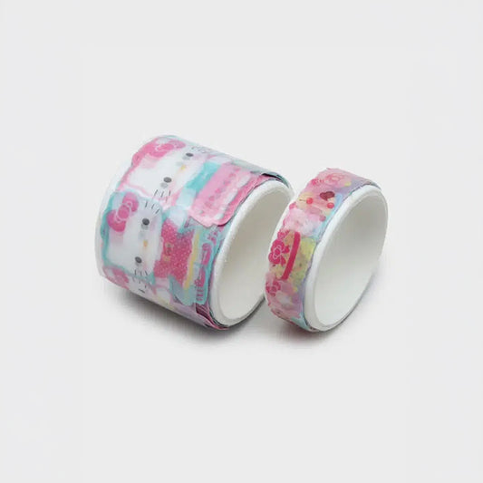 [DAISO] Hello Kitty Roll Sticker Masking Tape (200 Sheets) - 1ea