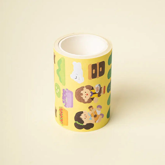 [DAISO] Camping Theme Masking Tape Roll - 1ea