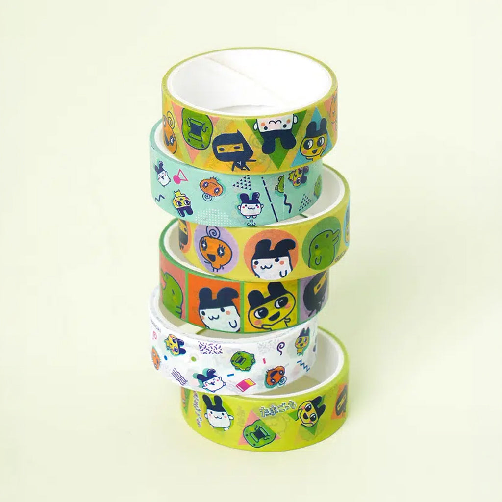 [DAISO] Tamagotchi Random Masking Tape (1.5cm x 3m) - 1ea