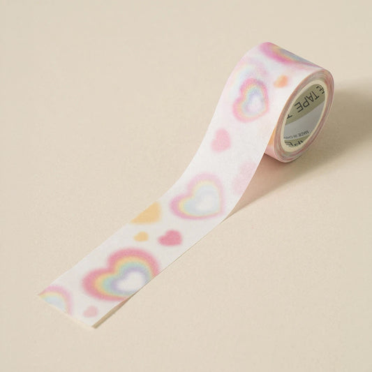 [DAISO] Heart Glitter Roll Tape (30mm x 5m) - 1ea