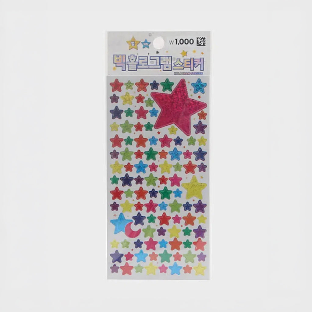 [DAISO] Holographic Star Stickers - 5ea