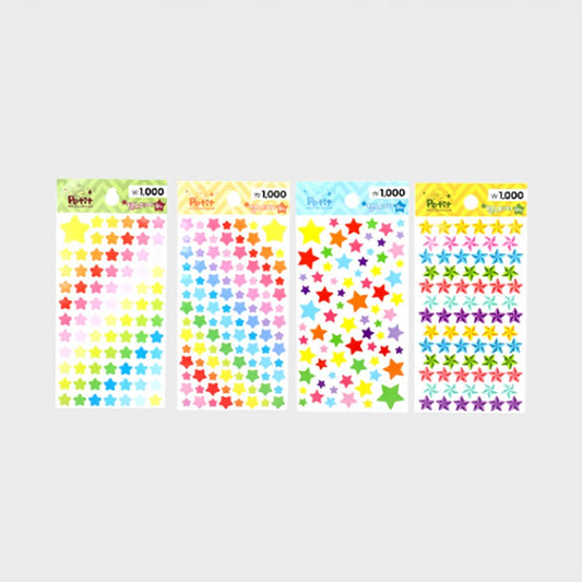 [DAISO] Star Stickers - 9ea