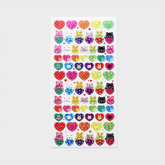 [DAISO] Holographic Stickers - 5ea