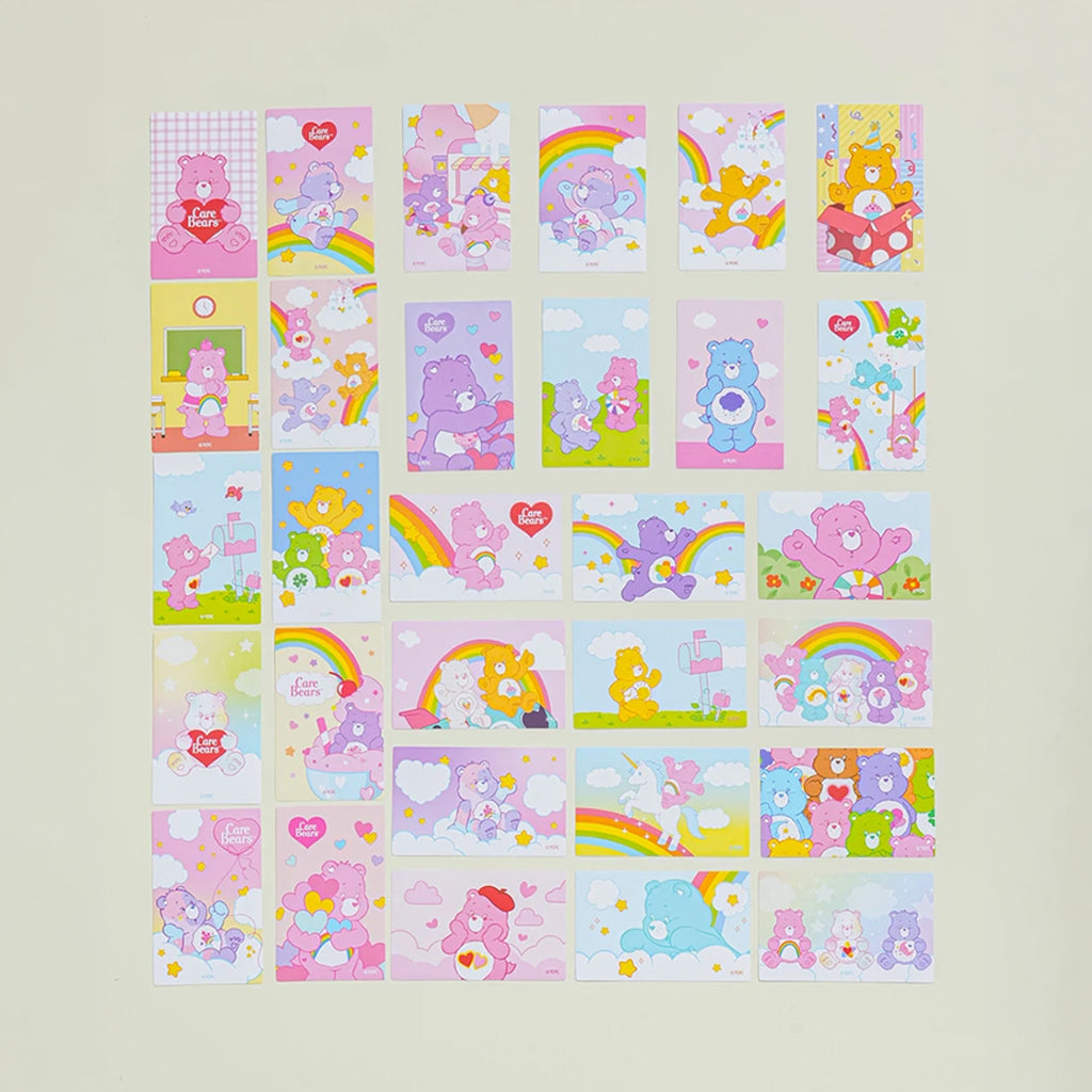 [DAISO] Care Bears Scene Sticker Pack - 30 Sheets