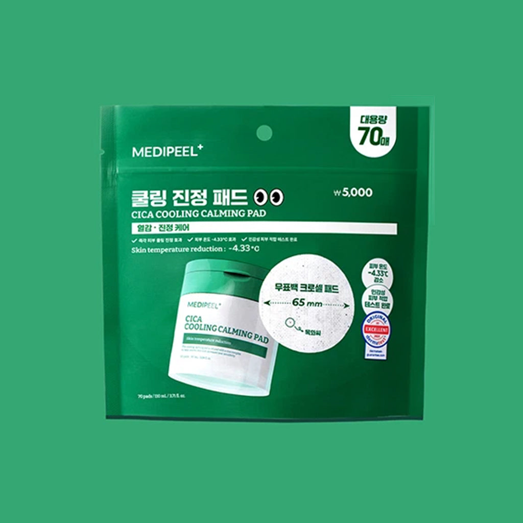 [DAISO] MEDI-PEEL Cica Cooling Calming Pad 2.0 Refill - 1pack (70ea)