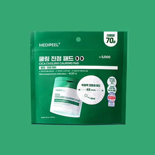 [DAISO] MEDI-PEEL Cica Cooling Calming Pad 2.0 Refill - 1pack (70ea)