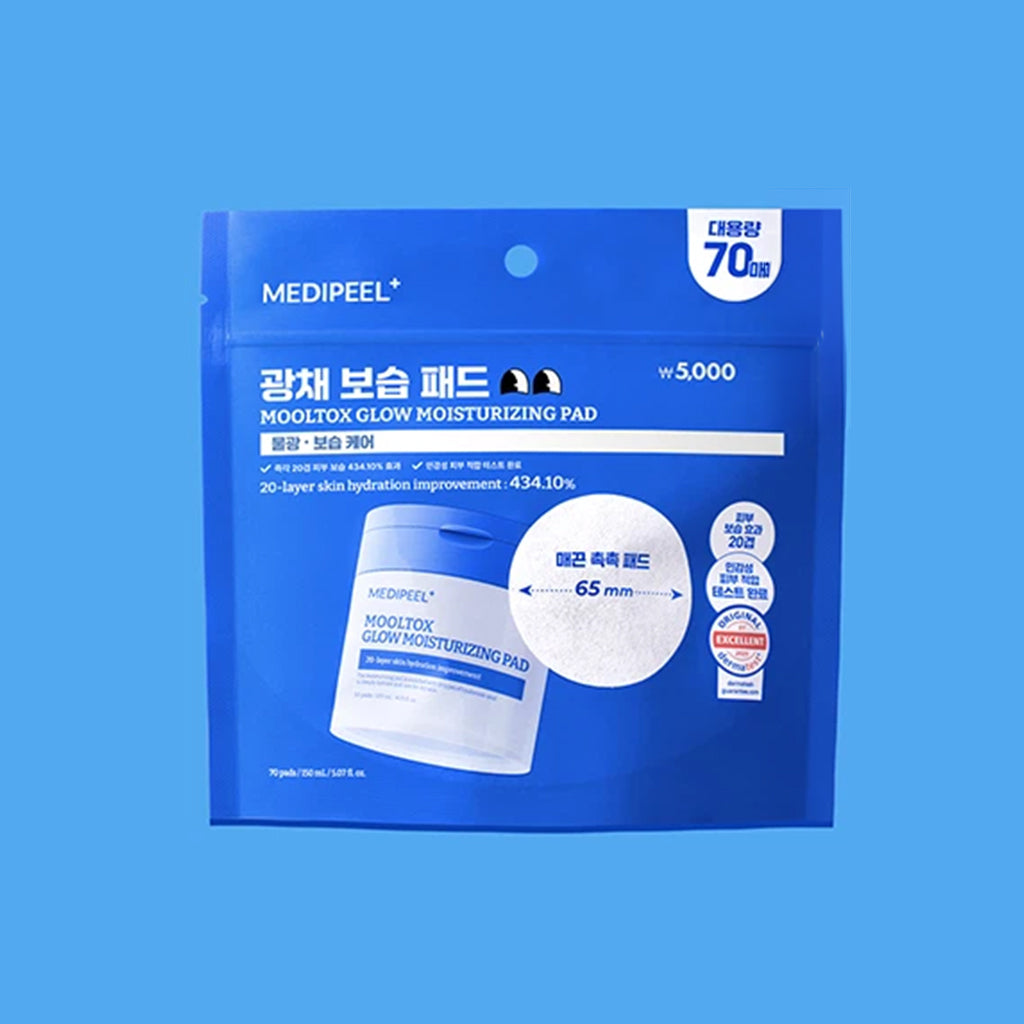[DAISO] MEDI-PEEL Water Tox Glow Moisturizing Pad 2.0 Refill - 1pack (70ea)