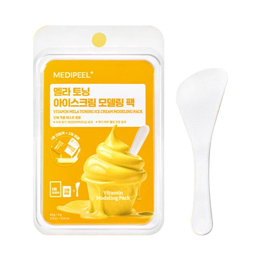 [DAISO] MEDI-PEEL Vitamin Mela Toning Ice Cream Modeling Pack - 1pack (60g+6g)