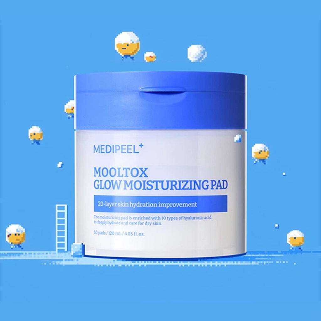 [DAISO] MEDI-PEEL Water Tox Glow Moisturizing Pad 2.0 - 1pack (50ea)