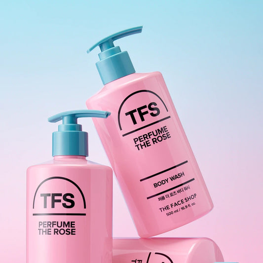 [DAISO] THE FACE SHOP Perfume The Rose Body Wash - 500ml