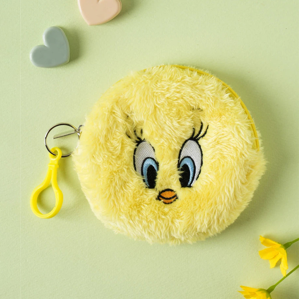 [DAISO] LOONEY TUNES Tweety Coin Purse - 1ea