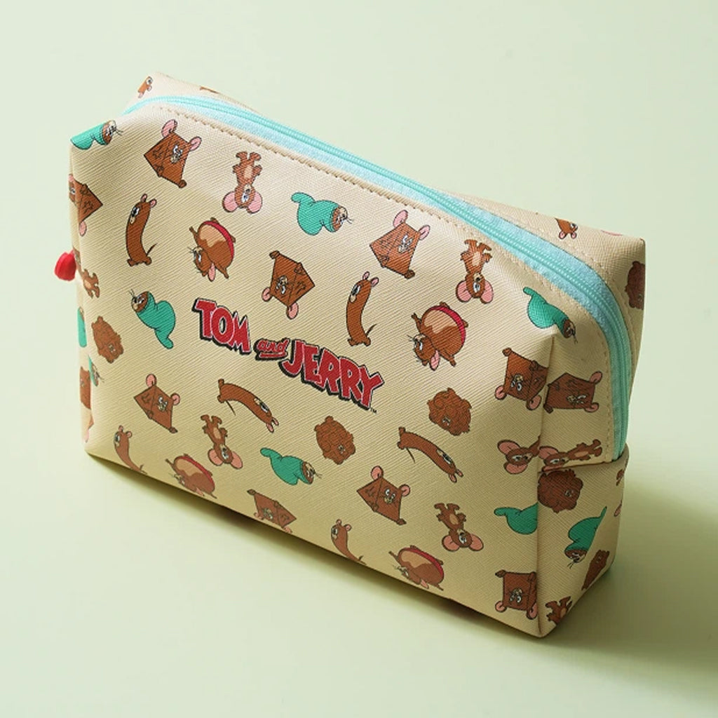 [DAISO] TOM & JERRY Square Pouch Large - 1ea