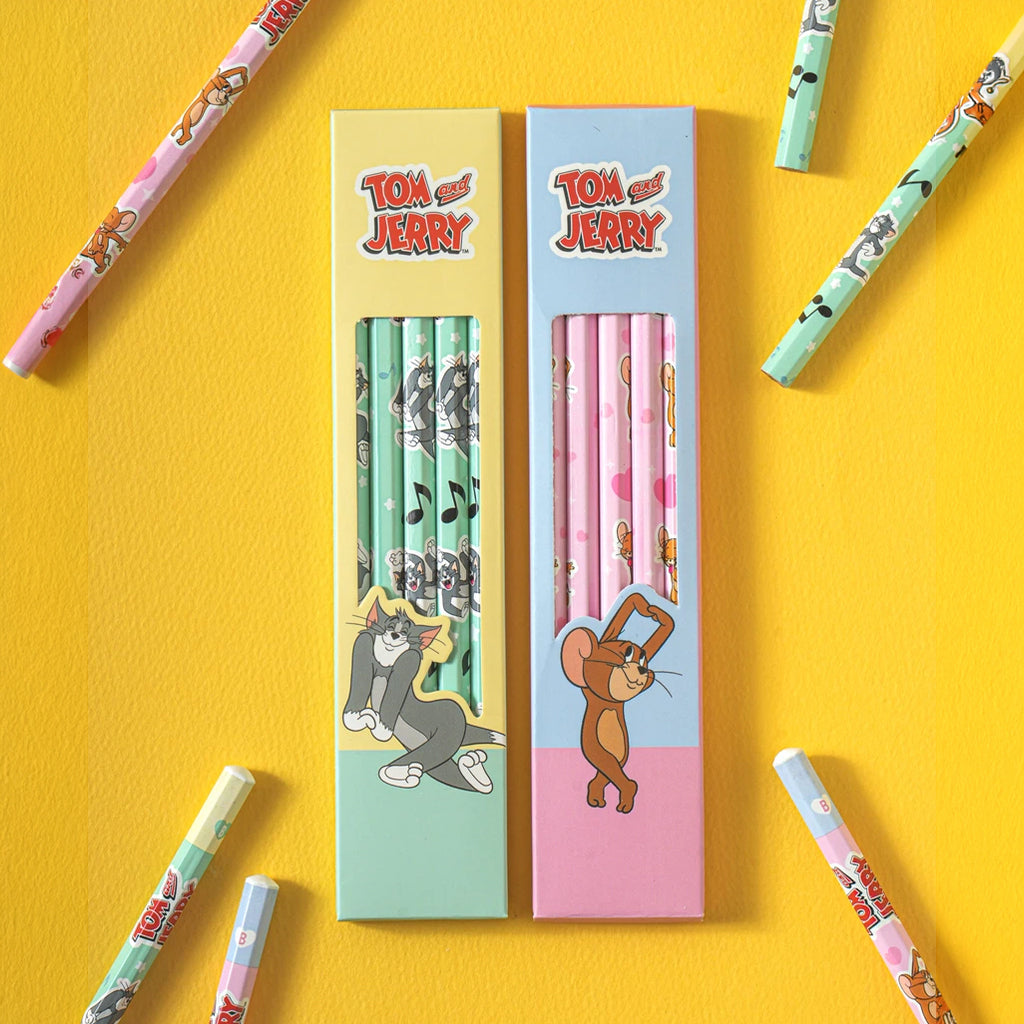 [DAISO] TOM & JERRY B Pencil Set - 1pack (10ea)