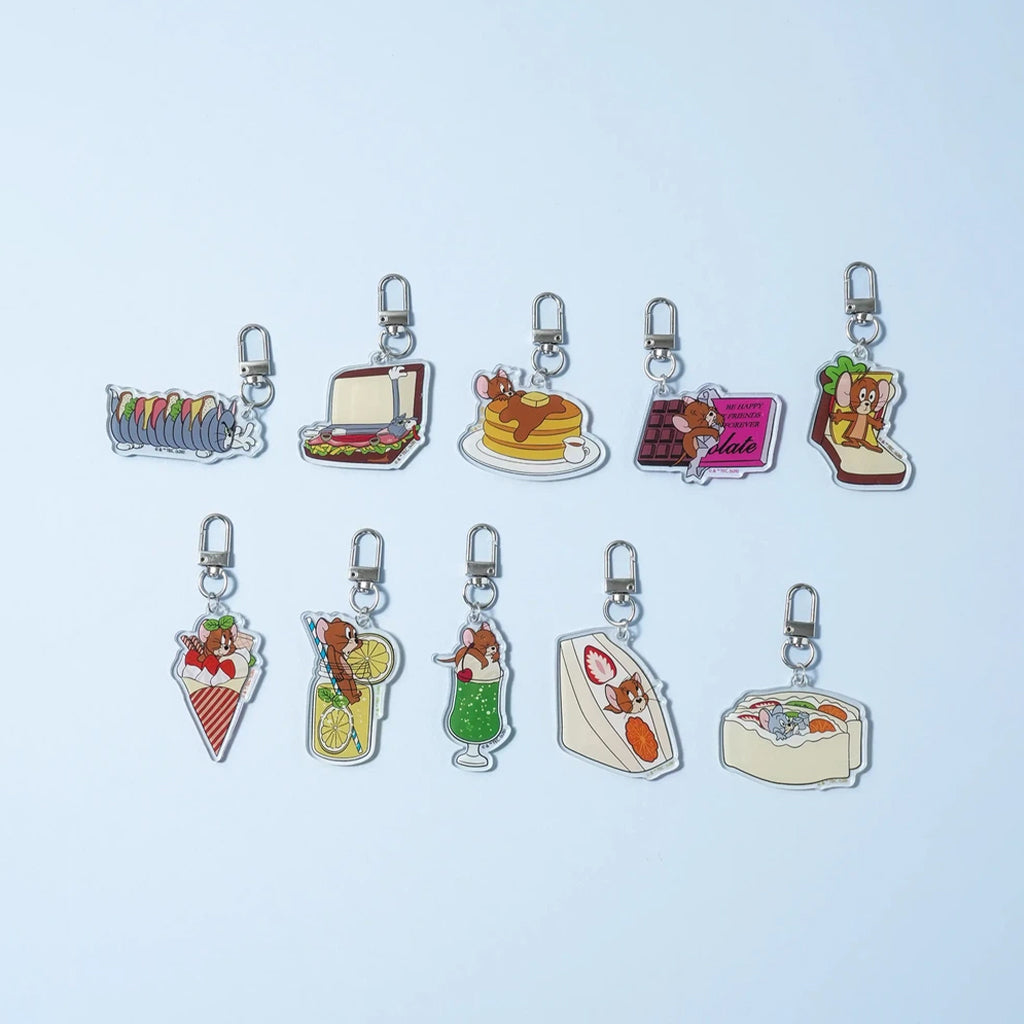 [DAISO] TOM & JERRY Random Acrylic Keyring - 1ea