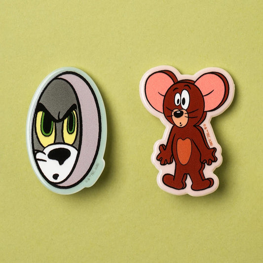 [DAISO] TOM & JERRY Character Point Hair Clip - 1pack (2ea)
