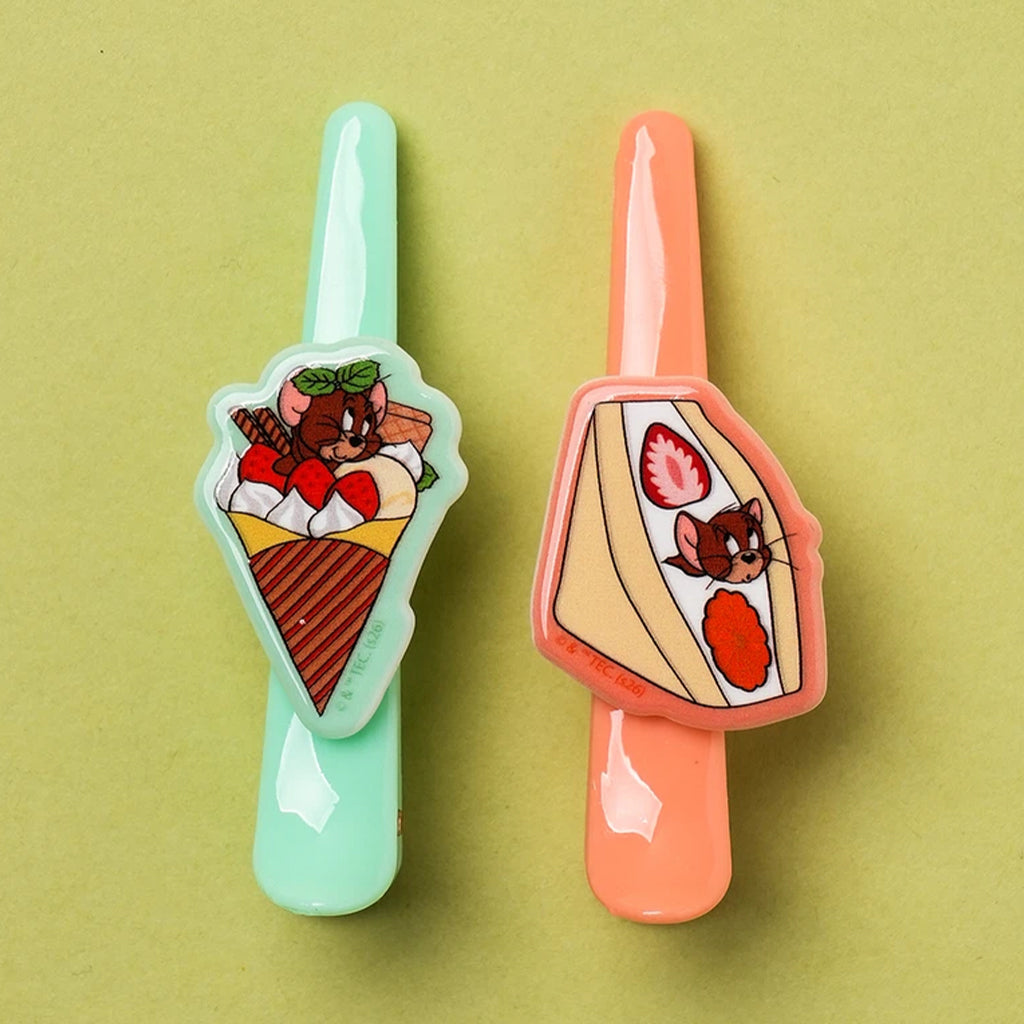 [DAISO] TOM & JERRY Mini Hair Clip Dessert - 1pack (2ea)