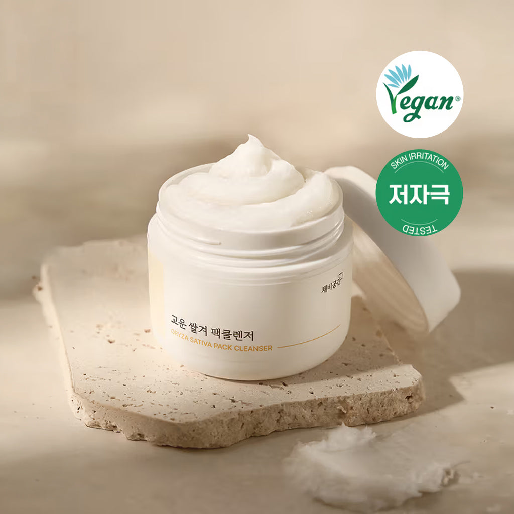 [DAISO] CHAEBGONGGAN Oryza Sativa Pack Cleanser - 45g