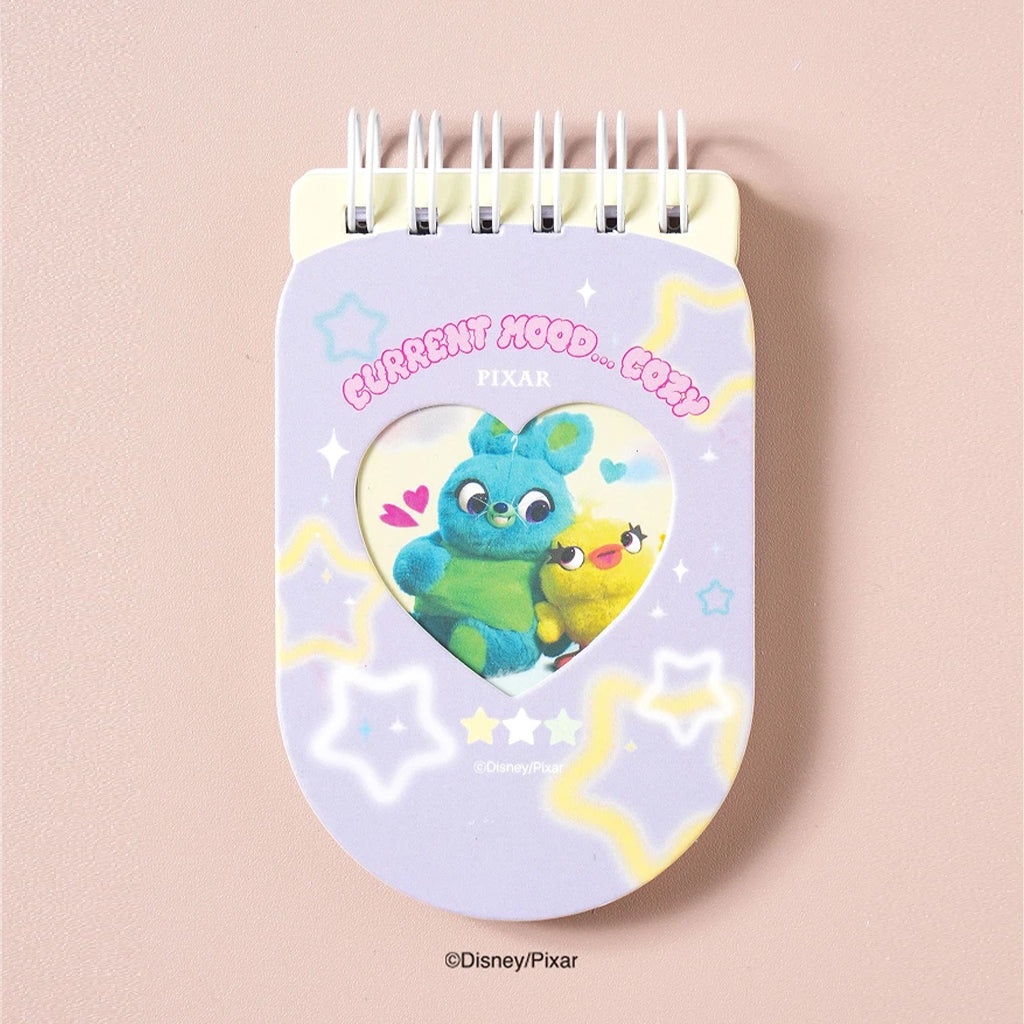 [DAISO] PIXAR Toy Story Top-Bound Notebook (60 Sheets) #Ducky & Bunny - 1ea