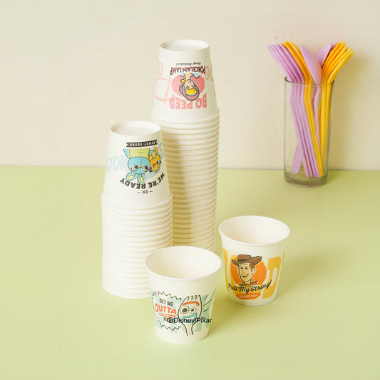 [DAISO] ピクサー トイストーリー ペーパーカップ (184ml) - 1パック (50個入)