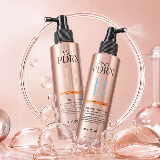 [DAISO] BYOUR 360º Root Volume Up Black PDRN Volumer Tonic - 1ea (150ml)