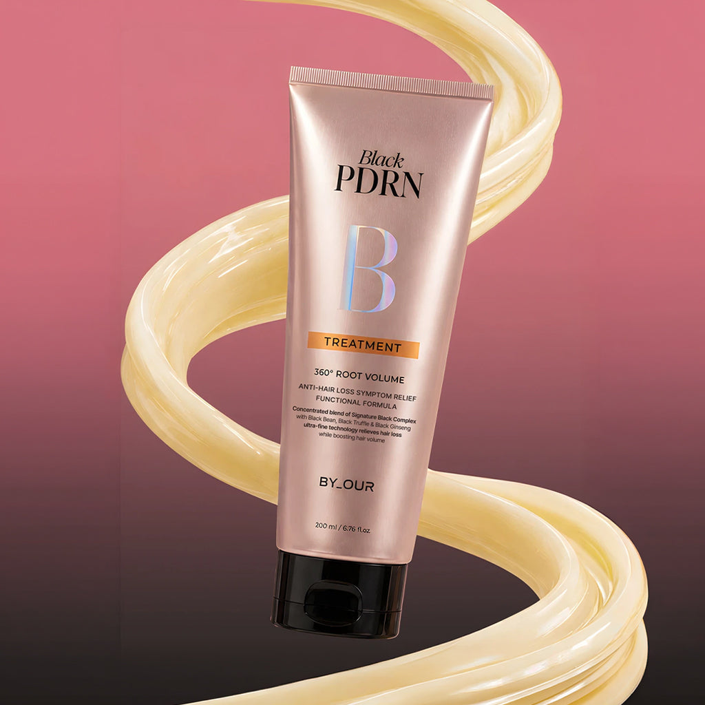 [DAISO] BYOUR 360º Root Volume Up Black PDRN Treatment - 1ea (200ml)