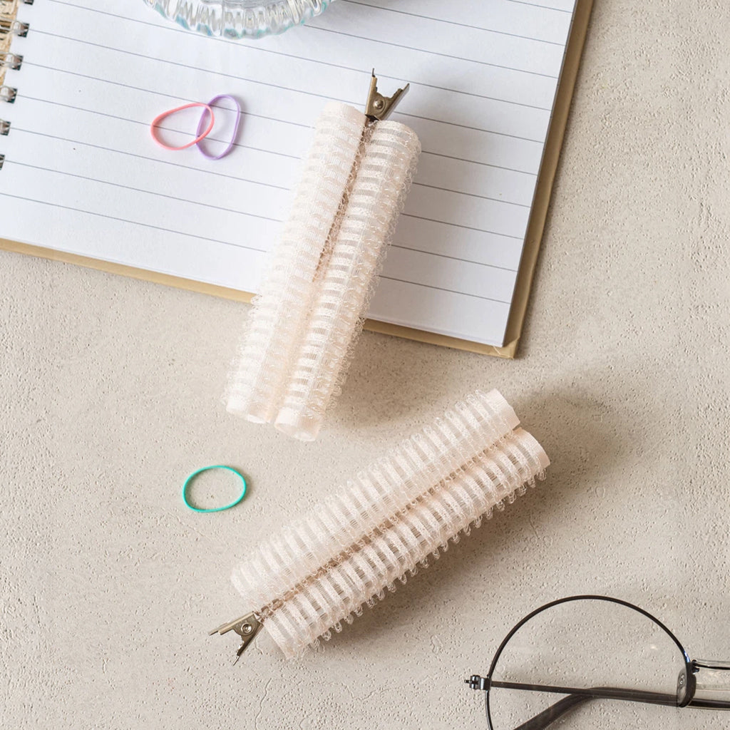 [DAISO] シンプルボリュームヘアクリップ - 1パック (2個)