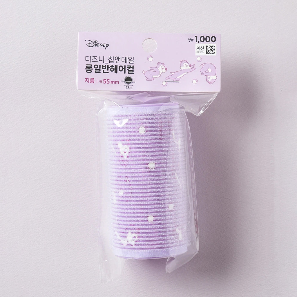 [DAISO] Disney Chip 'n' Dale Long Hair Roller 55mm - 1ea