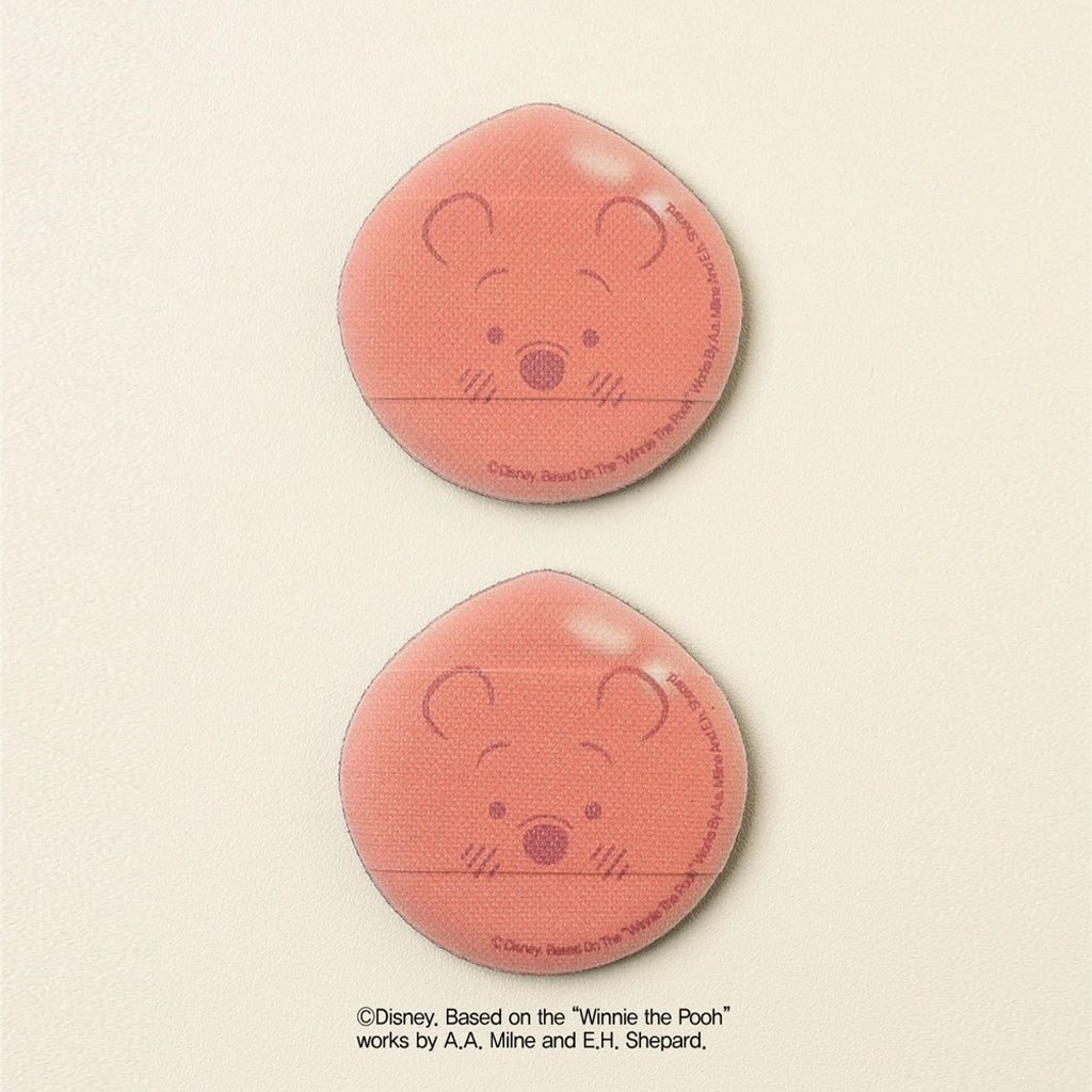 [DAISO] DISNEY Bakery Pooh Mini Cushion Air Puff #Moist - 1pack (2ea)