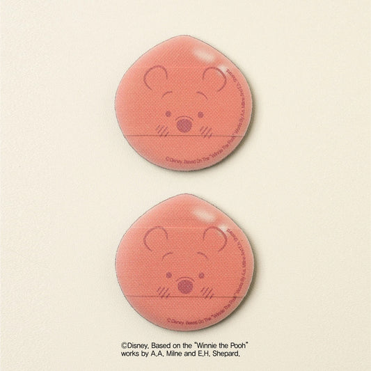 [DAISO] DISNEY Bakery Pooh Mini Cushion Air Puff #Moist - 1pack (2ea)