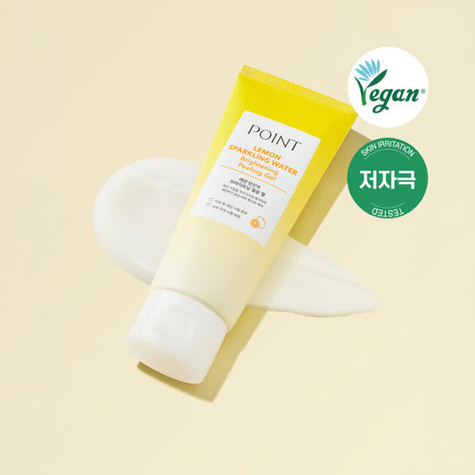[DAISO] POINT Lemon Sparkling Water Brightening Peeling Gel - 100ml