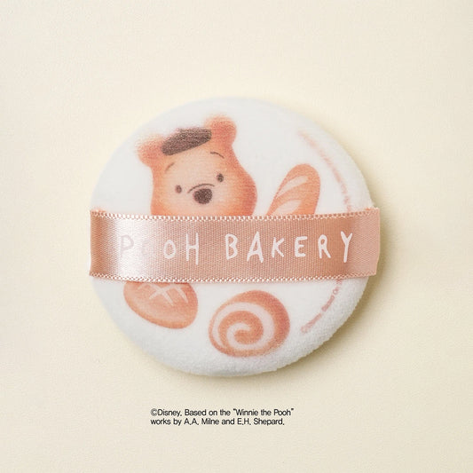 [DAISO] DISNEY Bakery Pooh Giant Ultra-Fine Fiber Puff - 1ea