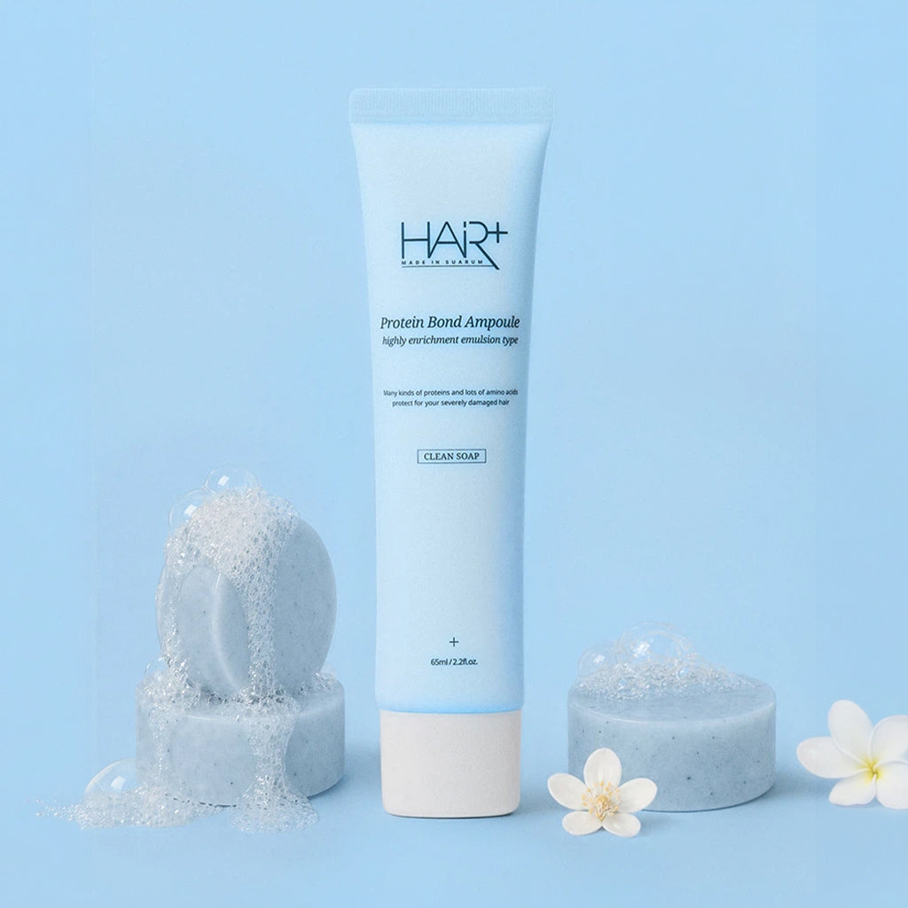 [DAISO] HAIR+ Protein Bond Ampoule Essence Clean Soap - 65ml