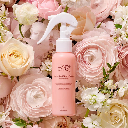 [DAISO] HAIR+ Protein Bond Water Essence Flower Garden - 100ml