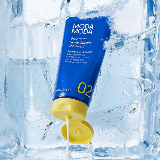 [DAISO] MODA MODA Blue Biotin Scalp Capsule Treatment - 200ml