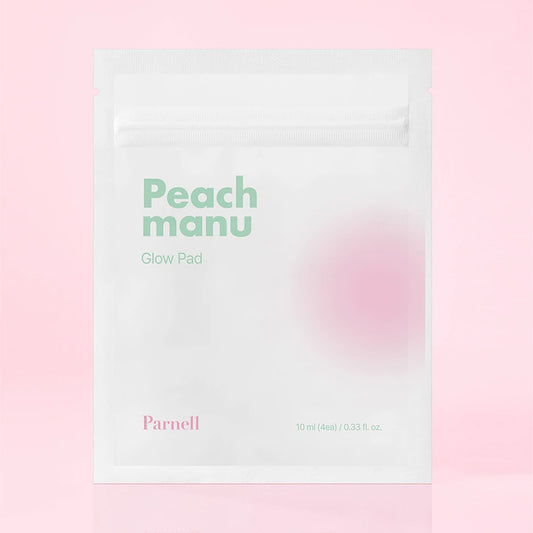[DAISO] PARNELL Peach Manu Glow Pad - 1pack (4ea)