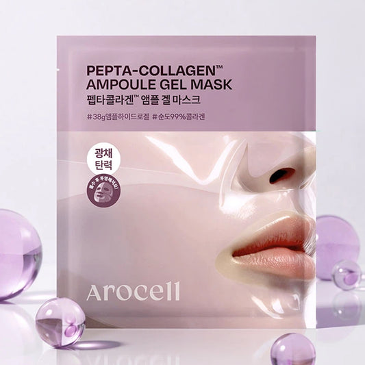 [DAISO] AROCELL Pepta-Collagen™ Ampoule Gel Mask - 1ea (38g)