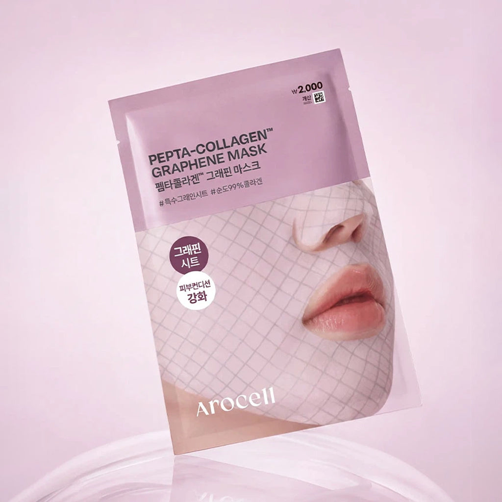 [DAISO] AROCELL Pepta-Collagen™ Graphene Mask - 1ea (22g)